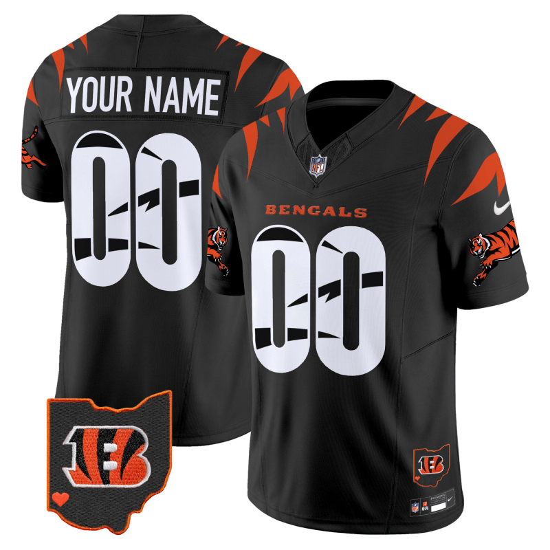 Men's Cincinnati Bengals Active Player Custom Black F.U.S.E. Special Vapor Untouchable Limited Stitched Jersey